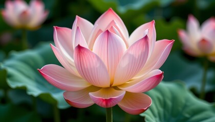 Obraz premium lotus flower in the garden