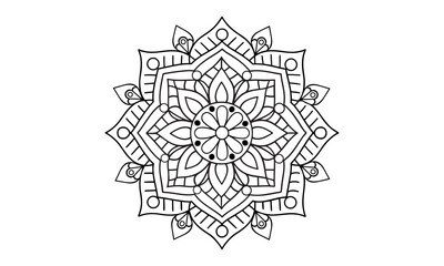 Mandala Coloring Page For Adult