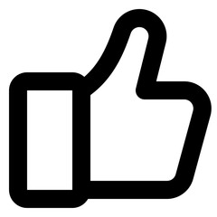 Thumbs Up Hand Gesture Icon