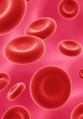 3D rendering of red blood cells