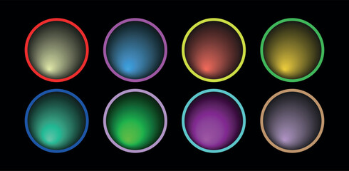 Contemporary Gradient Vector Poster Set Featuring Dynamic Perspective Geometric Designs on Dark Backgrounds for Eye-Catching Wall Art, Marketing Flyers, Brochures, and Digital Web Graphics