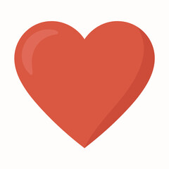 red heart vector