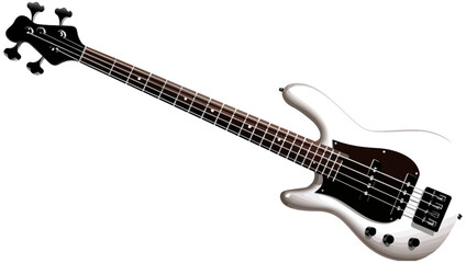 Bass guitar illustration music instrument graphic design