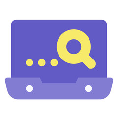 Laptop Search Icon
