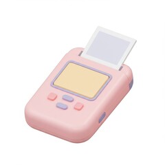 Pink Portable Instant Photo Printer