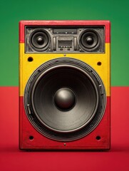 Fototapeta premium reggae sound system background