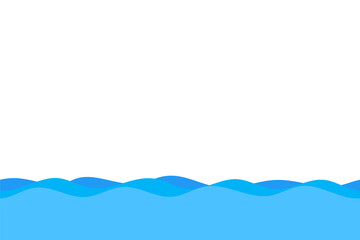 Water waves, ocean waves, sea wave, blue water splash