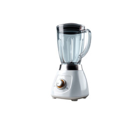A blender with a clear glass container filled with water