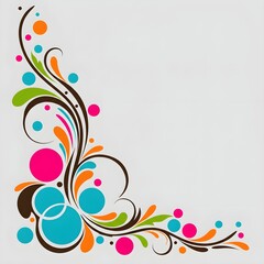 abstract floral background vector