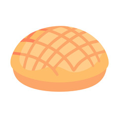 Delicious Melon Pan Sweet Bread with Crispy Crumbly Cookie Crust Topping