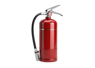 fire-extinguisher on a isolated transparent background	