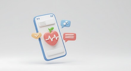 Smartphone health application interface