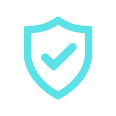 Trustworthy verified badge icon for data security
