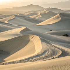 abstract shape of sand dunes minimal shadows pe