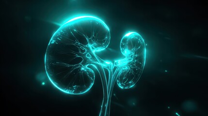 x ray image of human kidney