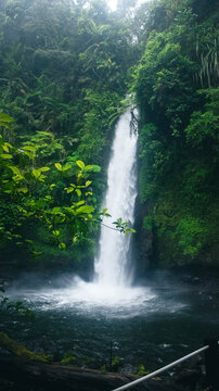 curug sawer on Situ Gunung Suspension Bridge, The Longest Suspension Bridge In Southeast Asia