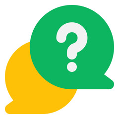 Question Mark Chat Bubbles