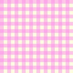 pink and white plaid
