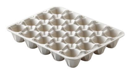 Egg carton usage guide kitchen informative content domestic isolated on transparent background