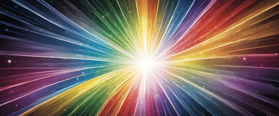 Obraz premium Spotlight, cosmic explosion of light, light burst background, light, bright, ray, abstract, glow, design, explosion, burst, shine, effect