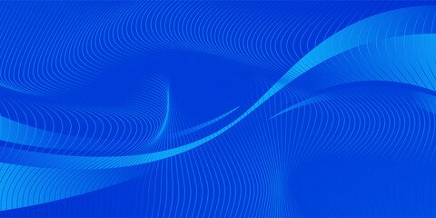 Abstract blue geometric background. Dynamic shapes composition. Eps10 vector