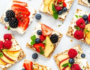 cake with berries