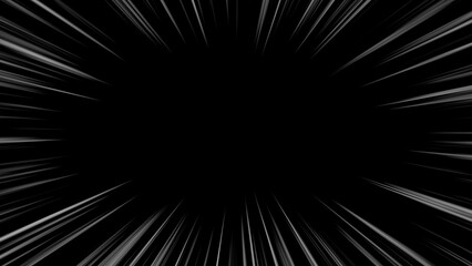 集中線のエフェクト動画