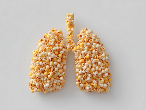 Popcorn Lungs: A Creative Representation of Respiratory Health Concerns and the Impact of Certain Inhalants.
