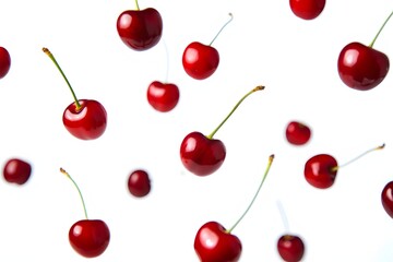Scattered Red Cherries 