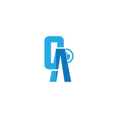 CA logo design, Initial AC, CA Monogram Logo, CA vector logo, Initial Letter C and A Linked Logo