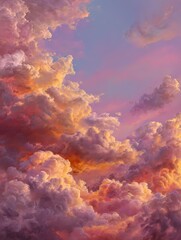 colorful clouds