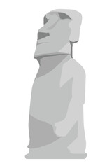 Moai vectors, icons, clipart graphics, and backgrounds.
Moai stone statue pop art vector image