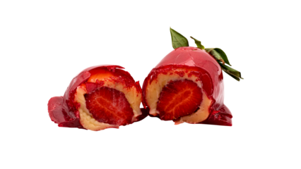 Morango do Amor Partido Ao Meio