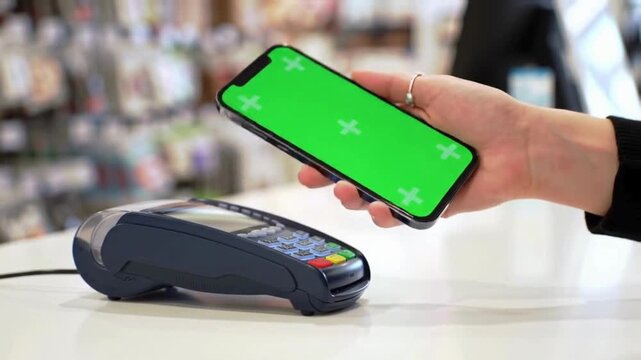 Contactless Payment with Smartphone Near a Point of Sale Terminal