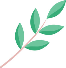 Naklejka premium Soft Tropics Sketch