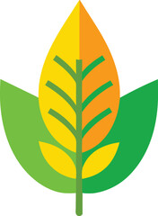 Bright Blot Leaf Pattern