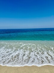 Beautiful sea in Italy, Calabria. Clear sea. Traveling is amazing. Italy is always a great idea. Beach Lido di Grazia
