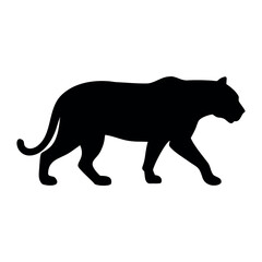 Powerful Panther Silhouette: Vector Graphic vector