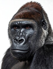 Obraz premium Close-up portrait of a gorilla (2)