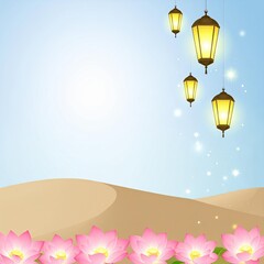 Obraz premium A Tranquil Evening Scene