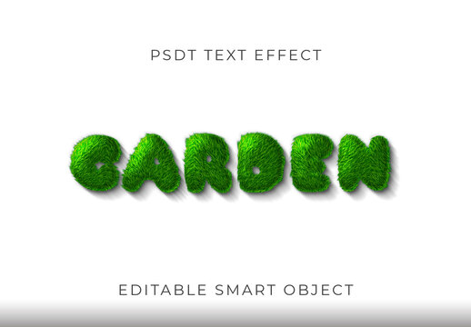 Grass Fur Text Effect