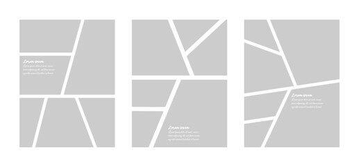 Photos collage with comic layout 6 frame