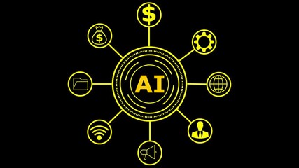 AI Ethics and Responsible Artificial Intelligence Governance Concept. ai artificial automatic automation, change chat compliance control corporate crime cyber cyberspace datum security