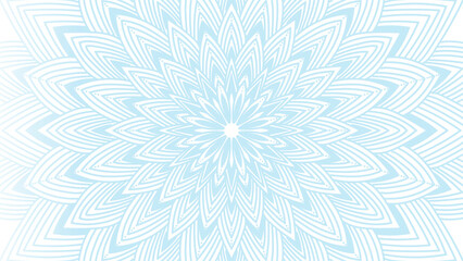  Gradient Mandala on colorfull gradient background. Translucent mesh pattern in the form of a mandala. Mandala with floral patterns. Pastel Yoga template. Gradient background with round mandala.