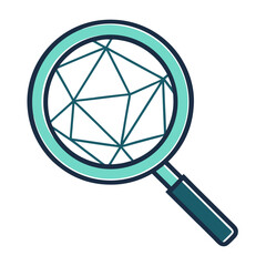 vector magnifying glass