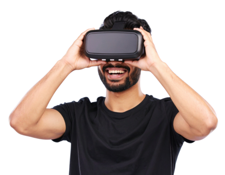 young man taking a picture with his mobile phone