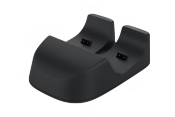 Charging dock for wireless controllers isolated on transparent background