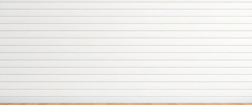 Clean, textured white shiplap wall planks  Interior background, wall, vintage