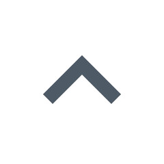 Obraz premium Arrow up icon