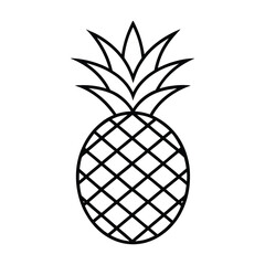 Fototapeta premium pineapple vector illustration